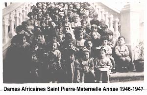 ECOLE DES DAMES AFRICAINES MATERNELLE 1946